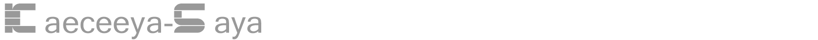 Kaeceeya-Saya font preview
