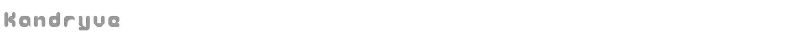 Kandryve font preview