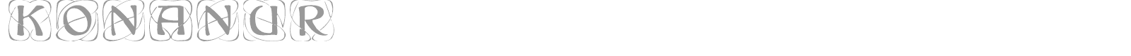 Konanur font preview