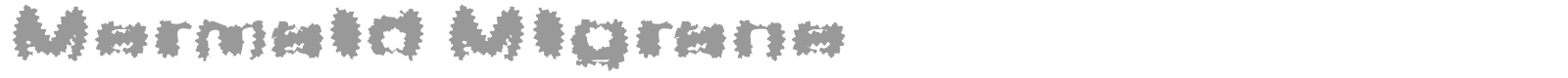 Mermaid Migrane font preview