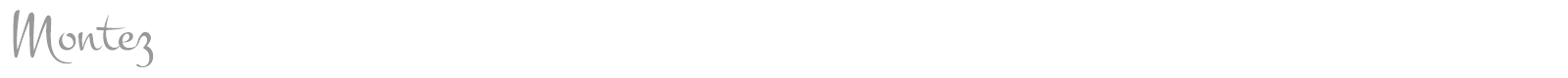 Montez font preview