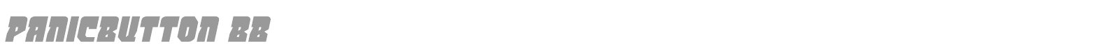 PanicButton BB font preview