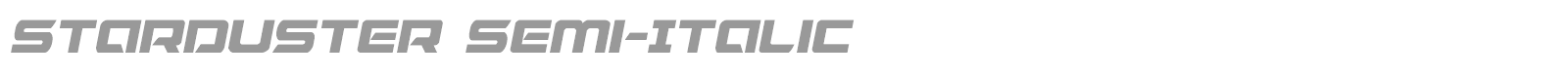 Starduster Academy Italic font preview