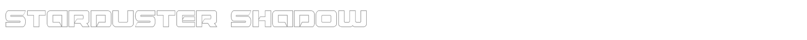 Starduster Academy Italic font preview