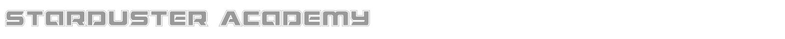 Starduster Academy Italic font preview