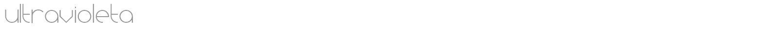 ultravioleta font preview