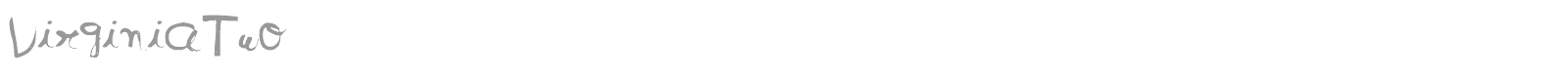 Virginia Two font preview
