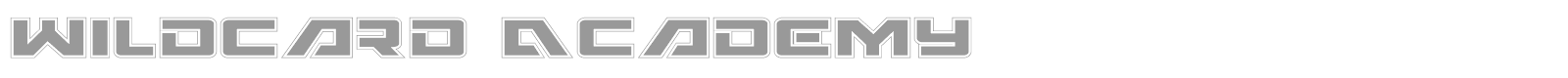 Wildcard Laser Italic font preview