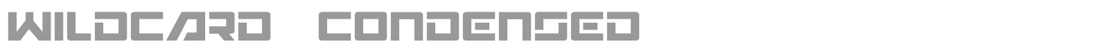 Wildcard Laser Italic font preview