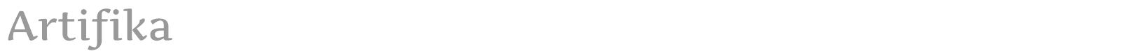 Artifika font preview