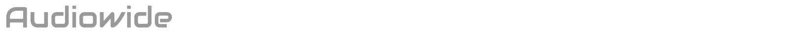 Audiowide font preview