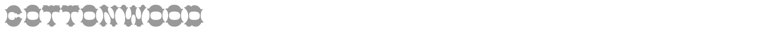 Cottonwood font preview