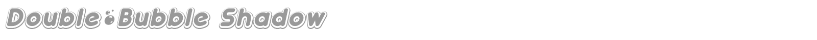 DOUBLE font preview