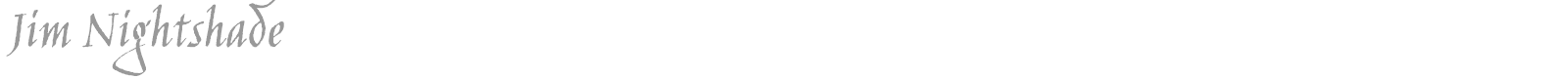 Jim Nightshade font preview