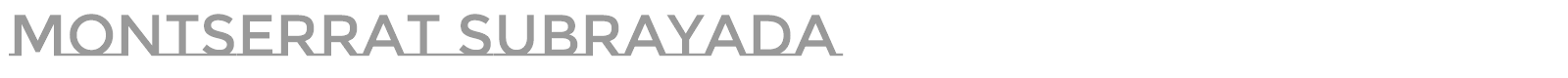 Montserrat Subrayada font preview