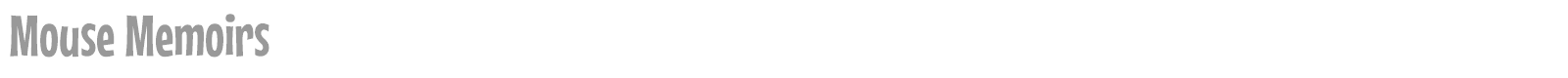 Mouse Memoirs font preview
