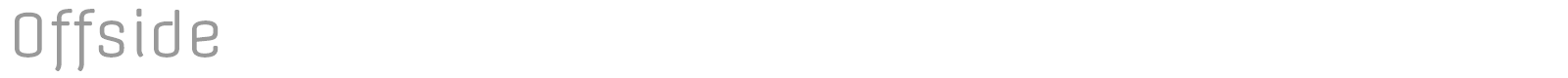 Offside font preview
