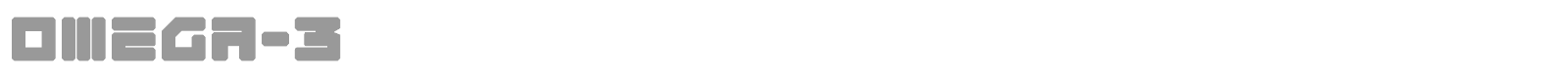 Omega-3 font preview
