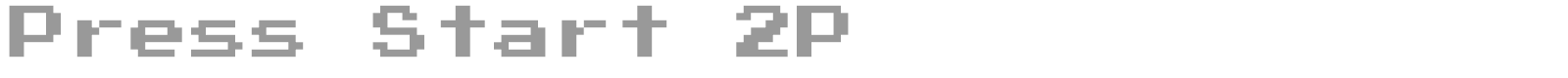 Press Start 2P font preview