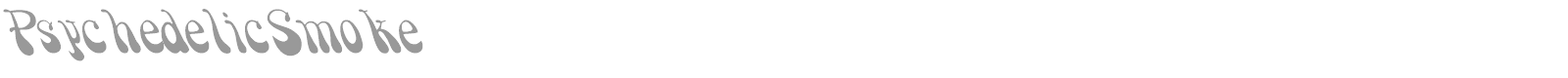 PsychedelicSmoke font preview
