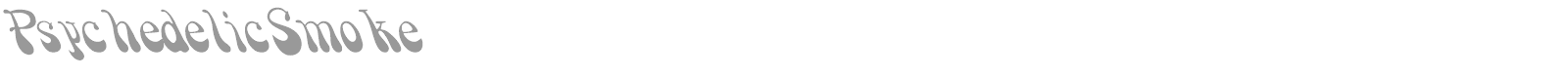 PsychedelicSmoke font preview