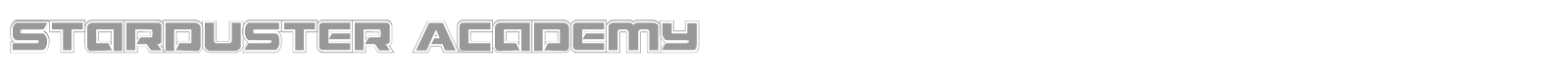 Starduster Academy font preview