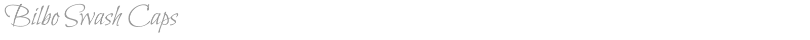 Bilbo Swash Caps font preview