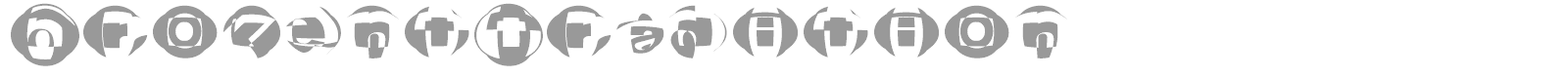 Broken ABC font preview