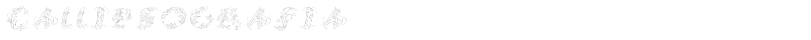 CalliPsoGrafia font preview