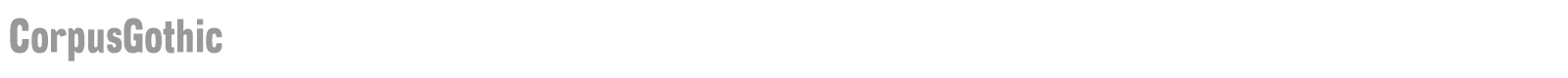 CorpusGothic font preview