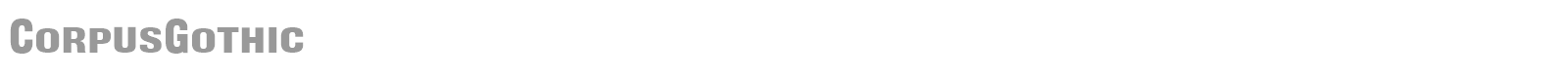 CorpusGothic font preview
