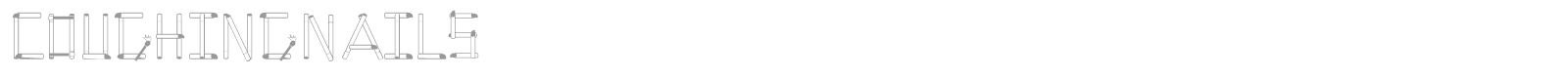 CoughingNails font preview