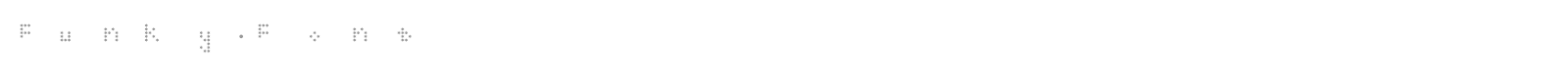 Funky Font font preview