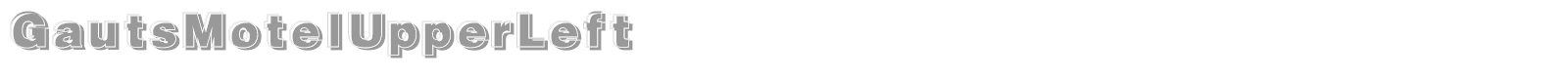 GautsMotelUpperLeft font preview