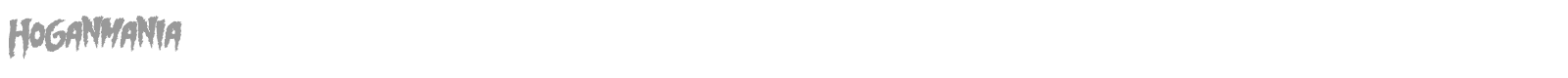 Hogan Mania font preview