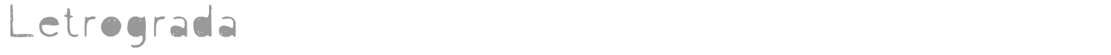Letrograda font preview