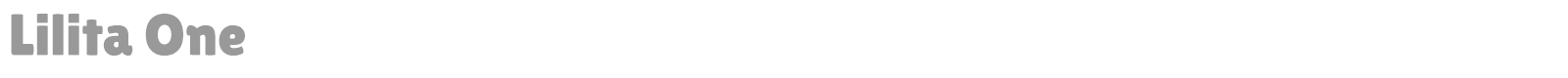Lilita One font preview