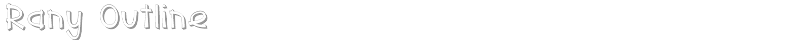 Rany Outline font preview