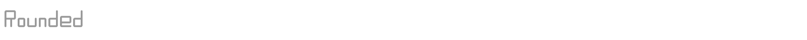 Rounded font preview