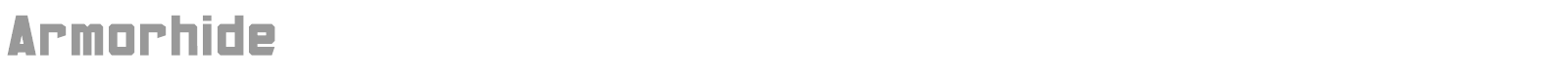 Armorhide font preview