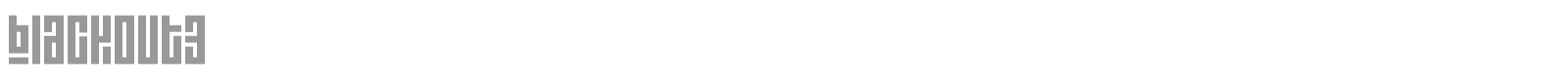 Blackout3 font preview