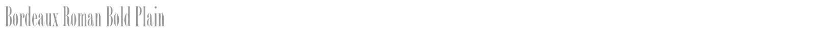 Bordeaux Roman Bold font preview
