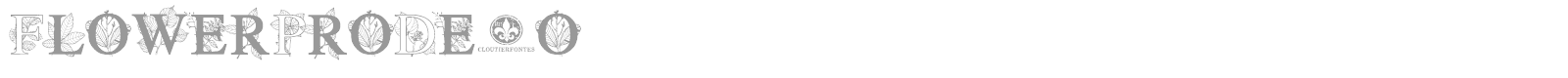 FlowerProDemo font preview