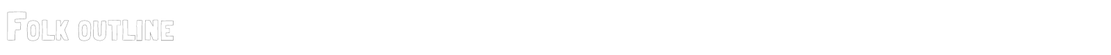 Folk font preview