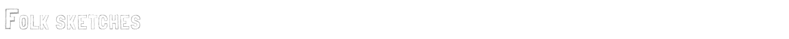 Folk font preview
