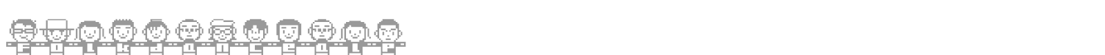 Folk font preview