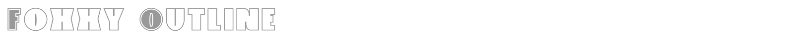 Foxxy font preview