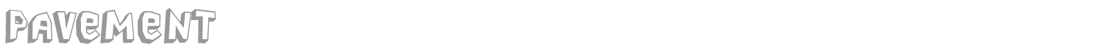 Pavement font preview