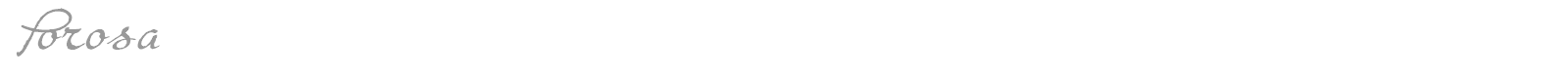 Porosa font preview