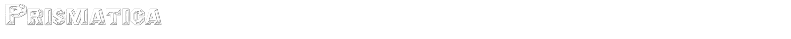 Prismatica font preview